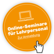 Störer "Online-Seminare für Lehrpersonal" Zur Anmeldung